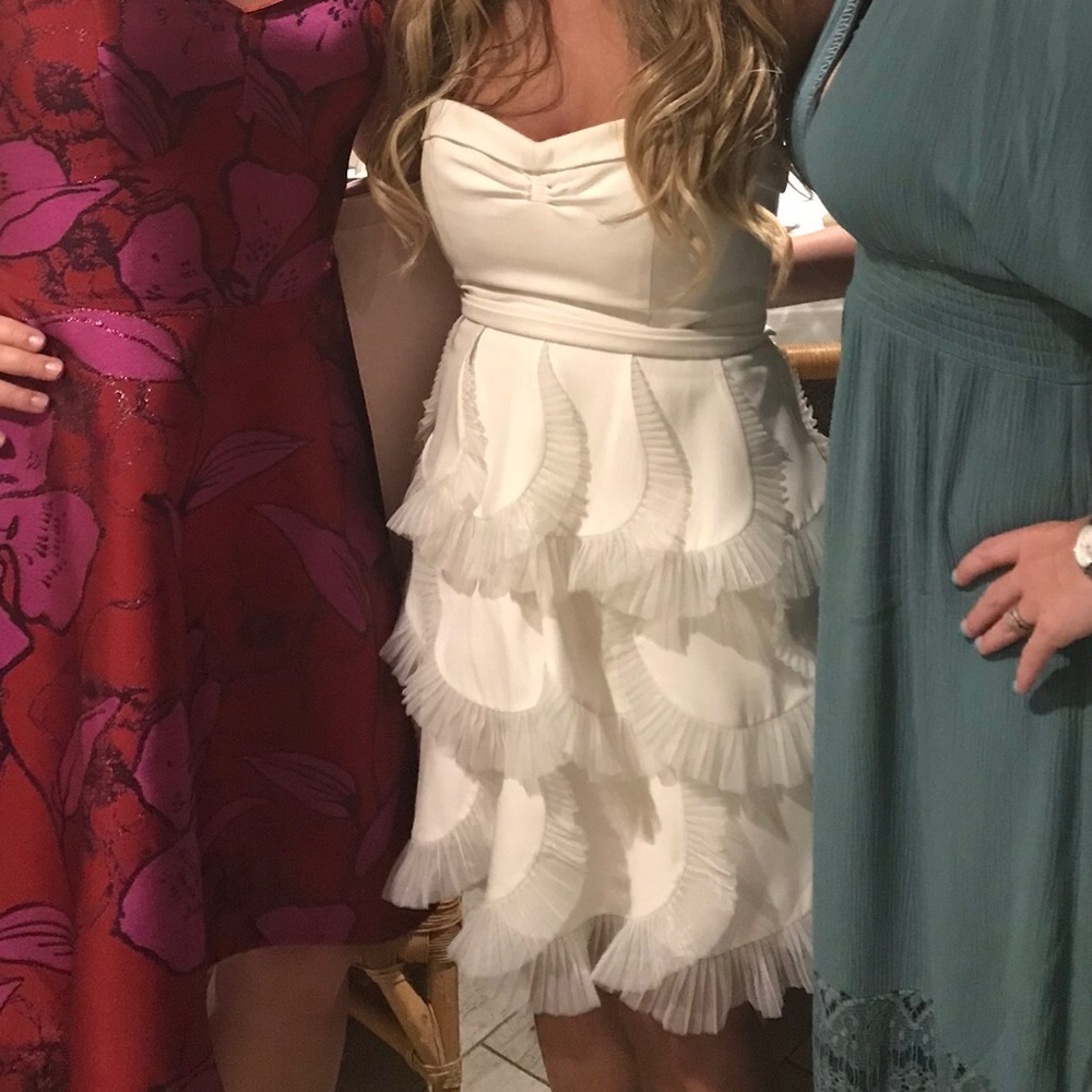 BCBG White Dress
